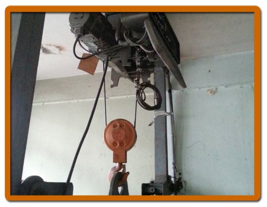 hoist mitsubishi2 กว้าน ( Hoist ) Mitsubishi ขนาด 1 ตัน